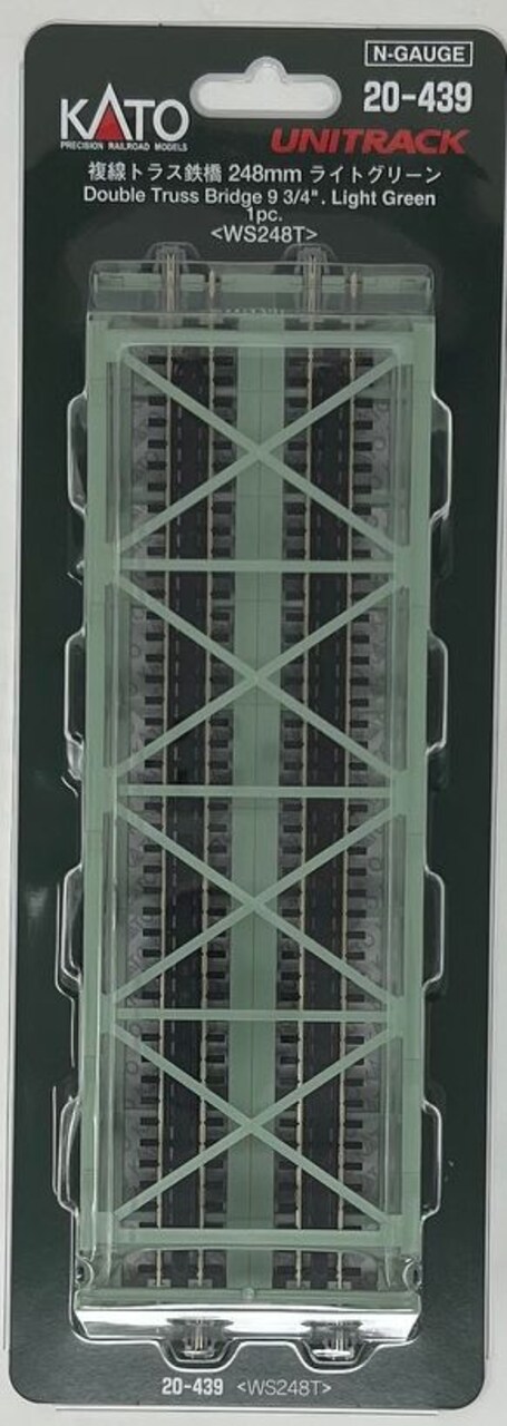 Kato N-Scale Kato N gauge 20-439 double-track railway bridge truss (light green) Train Track
